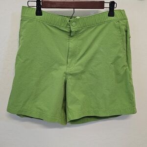 Men's Lime Green Athletic Shorts - Performance Everyday